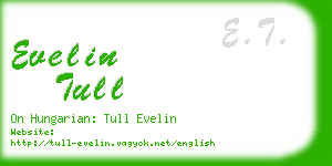 evelin tull business card